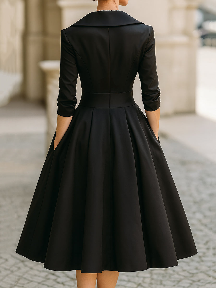 JOLANDA | Elegante Midi-Jurk