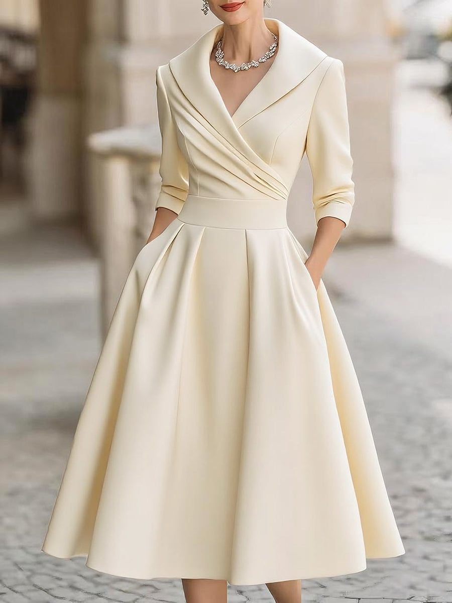 JOLANDA | Elegante Midi-Jurk
