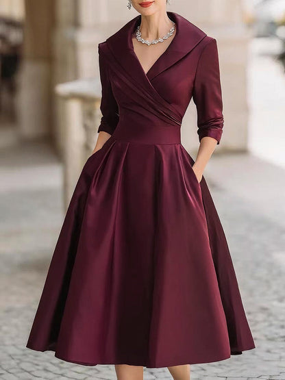 JOLANDA | Elegante Midi-Jurk