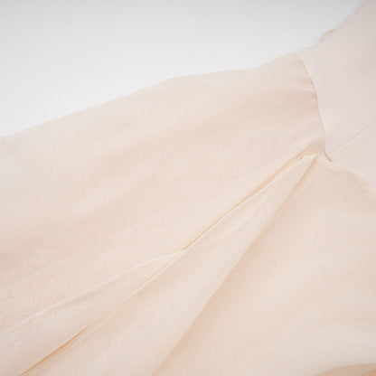 Aria White Asymmetrical Shawl & Tulle Panel Dress Set